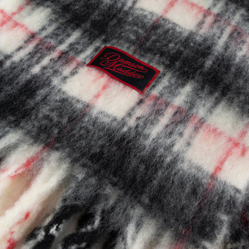 Damson Madder Brushed Oversized Scarf Butter Check - Parasol Store