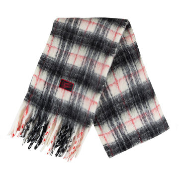 Damson Madder Brushed Oversized Scarf Butter Check - Parasol Store