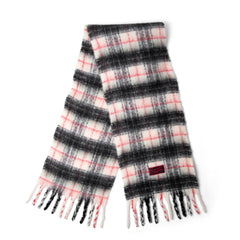Damson Madder Brushed Oversized Scarf Butter Check - Parasol Store