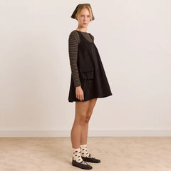 Damson Madder Cairo Mini Dress Black