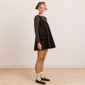 Damson Madder Cairo Mini Dress Black