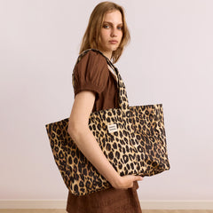 Damson Madder Canvas Leopard Tote Multi