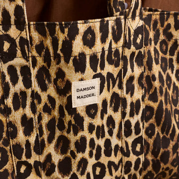 Damson Madder Canvas Leopard Tote Multi