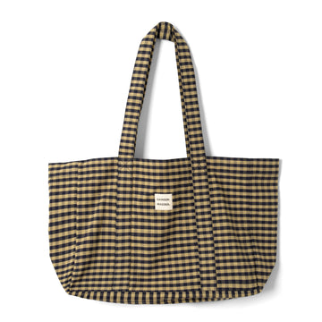Damson Madder Canvas Tote Quince Jam / Gingham Multi