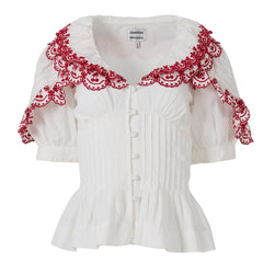 Damson Madder Caroline Blouse Cherries - Parasol Store
