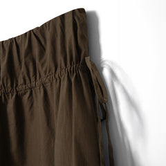 Damson Madder Caspia Volume Midi Skirt Choc
