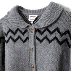 Damson Madder Cecily Collar Cardigan Bunny Intarsia - Parasol Store