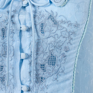 Damson Madder Charlotte Cami Blue Monika Jacquard - Parasol Store