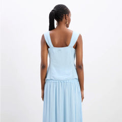 Damson Madder Charlotte Cami Blue Monika Jacquard - Parasol Store