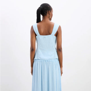 Damson Madder Charlotte Cami Blue Monika Jacquard - Parasol Store