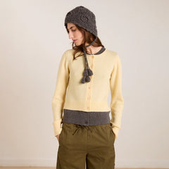 Damson Madder Crochet Bonnet Charcoal Marl - Parasol Store