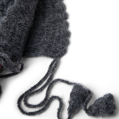 Damson Madder Crochet Bonnet Charcoal Marl - Parasol Store