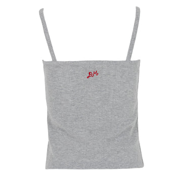 Damson Madder Dove Pointelle Strappy Cami Grey - Parasol Store