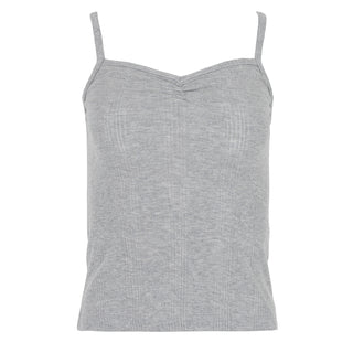 Damson Madder Dove Pointelle Strappy Cami Grey - Parasol Store