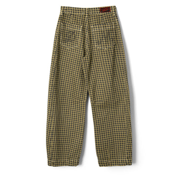 Damson Madder Felix Jeans Quince Gingham Navy