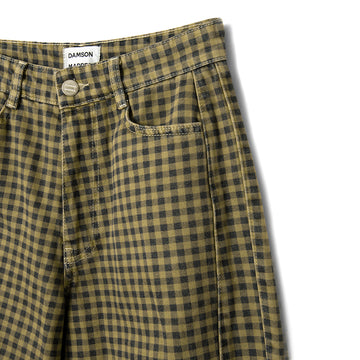 Damson Madder Felix Jeans Quince Gingham Navy
