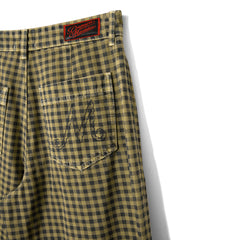 Damson Madder Felix Jeans Quince Gingham Navy
