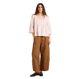 Damson Madder Felix Twill Trouser Caramel - Parasol Store