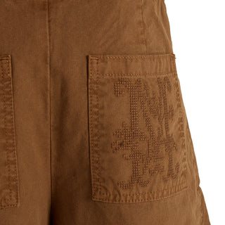 Damson Madder Felix Twill Trouser Caramel - Parasol Store