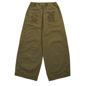 Damson Madder Felix Twill Trouser Olive