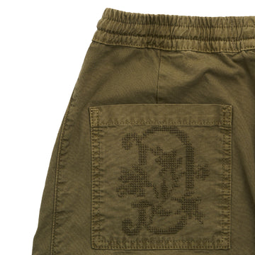 Damson Madder Felix Twill Trouser Olive