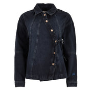 Damson Madder Finella Denim Shirt Wavy Seams