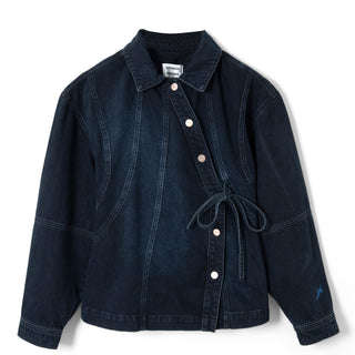 Damson Madder Finella Denim Shirt Wavy Seams