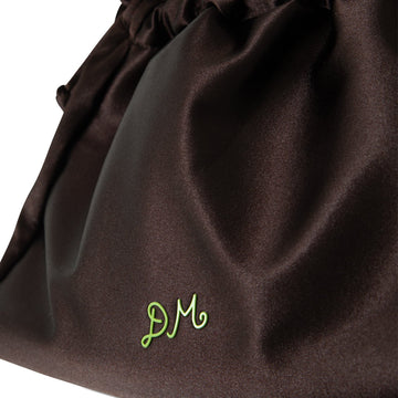 Damson Madder Frilly Alani Bag Coffee Bean Satin - Parasol Store
