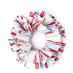 Damson Madder Garter Scrunchie Cherry Business Stripe - Parasol Store