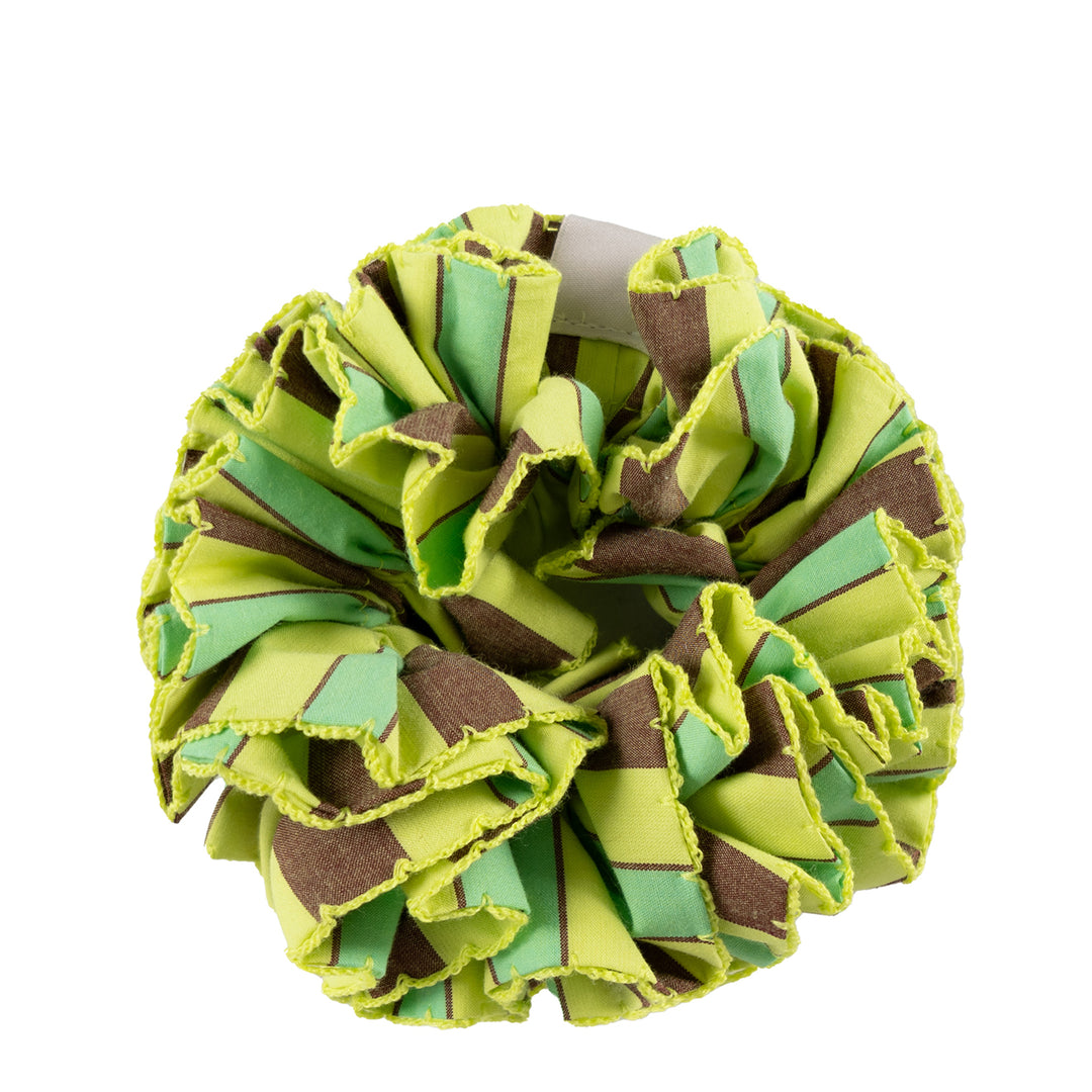 Damson Madder Garter Scrunchie Tropical Stripe - Parasol Store