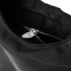 Damson Madder Heavy Satin Byron Bag Black