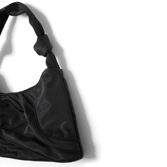 Damson Madder Heavy Satin Byron Bag Black