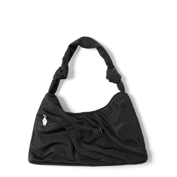 Damson Madder Heavy Satin Byron Bag Black