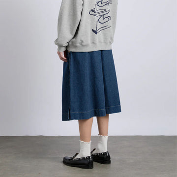 Damson Madder Hollis Midi Skirt Dallas Wash - Parasol Store