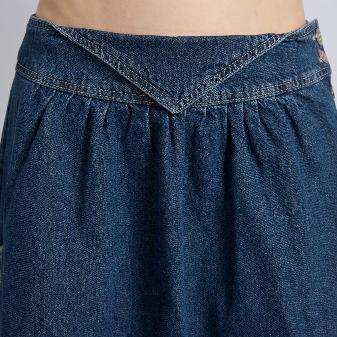 Damson Madder Hollis Midi Skirt Dallas Wash - Parasol Store