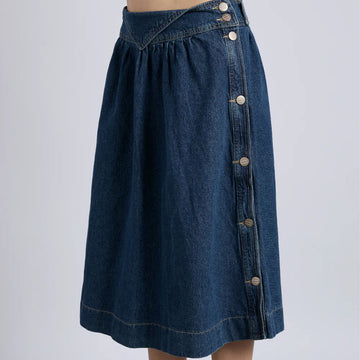 Damson Madder Hollis Midi Skirt Dallas Wash - Parasol Store