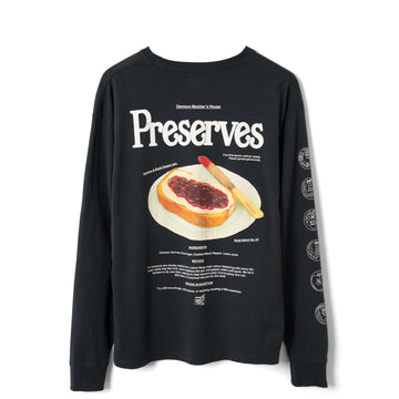Damson Madder House Preserves L/S Graphic Tee Charcoal