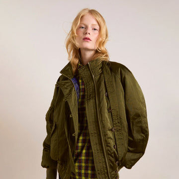 Damson Madder Joanie Bomber Olive - Parasol Store