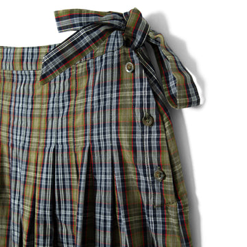 Damson Madder Josie Midi Skirt Multi Check