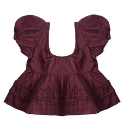 Damson Madder Joy Blouse Fig - Parasol Store