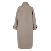 Damson Madder Jude Wool Coat Grey - Parasol Store