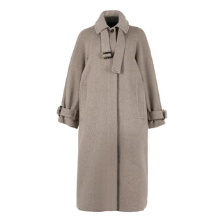 Damson Madder Jude Wool Coat Grey - Parasol Store