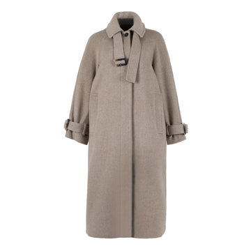 Damson Madder Jude Wool Coat Grey - Parasol Store