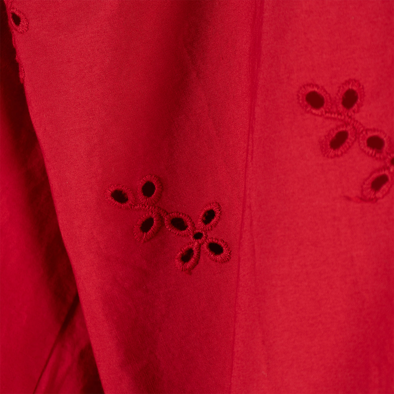 Damson Madder Lana Blouse Red Broderie - - Parasol Store