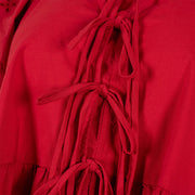 Damson Madder Lana Blouse Red Broderie - - Parasol Store