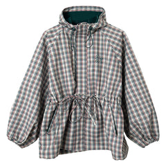 Damson Madder Liu Raincoat Elderberry Check Multi