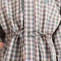 Damson Madder Liu Raincoat Elderberry Check Multi