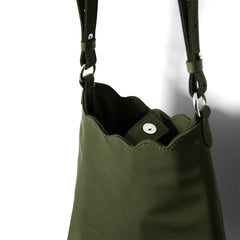 Damson Madder Lorelai Bag In Heavy Satin Olive