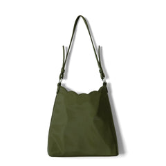 Damson Madder Lorelai Bag In Heavy Satin Olive