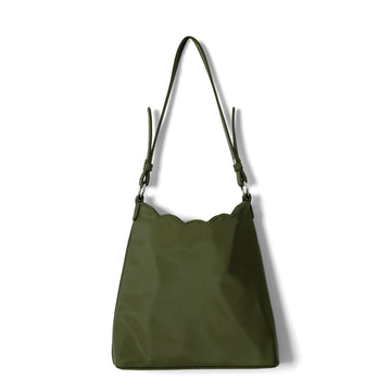 Damson Madder Lorelai Bag In Heavy Satin Olive